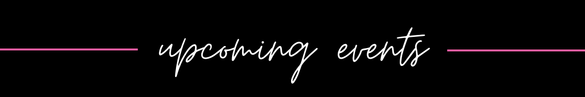 upcoming events