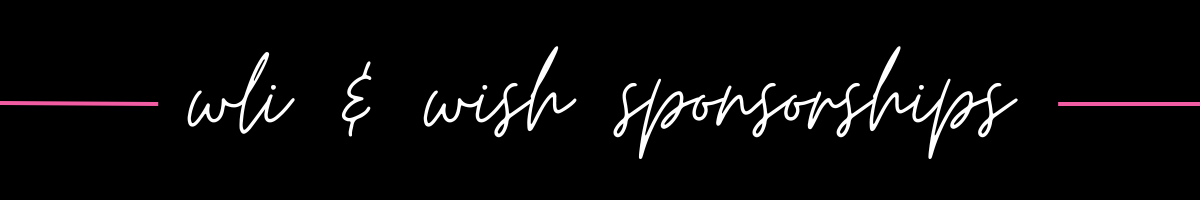 wli and wish sponsorships header