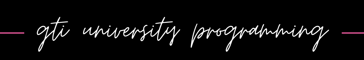 gti university programming header
